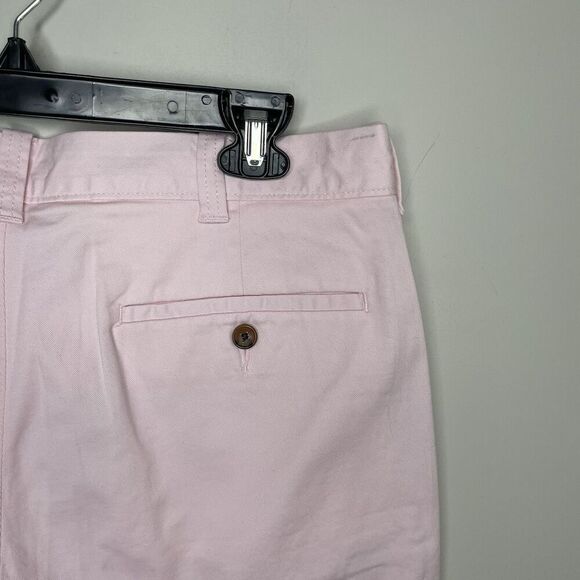 J CREW Chino Shorts Men 33 x 7 Pink NEW Flat-Front Cotton Blend L0923 - Picture 5 of 11